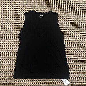 Madewell Black V-Neck Women’s XL Tank Top NWT